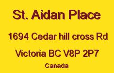 St. Aidan Place 1694 Cedar Hill Cross V8P 2P7